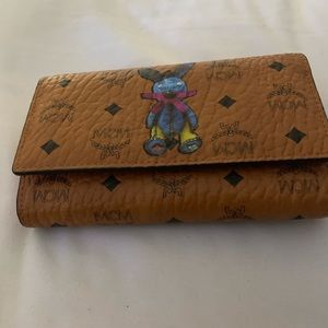 Authentic MCM Rabbit Trifold Wallet